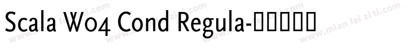 Scala W04 Cond Regula字体转换